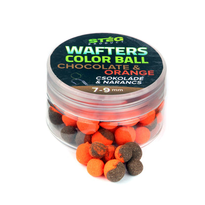 Stég Wafters Color Ball 7-9mm 15g Chocolate-Orange